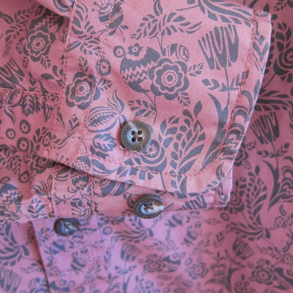 REYN SPOONER 100% COTTON FLORAL SHIRT, SIZE SMALL/MEDIUM, NEW WITHOUT TAGS - Picture 5 of 10